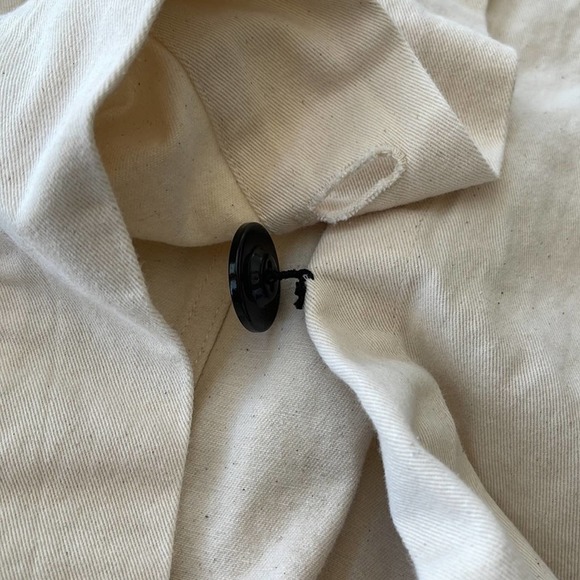 Opening Ceremony ONE SIZE (Oversized) Beige Hooded Elastic Cuffs Trench Coat - Picture 5 of 9